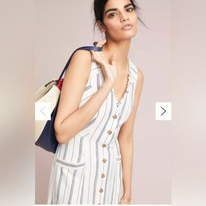 Anthropologie Button Down Midi Dress Size 4